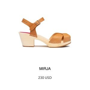 Brand new Swedish Hasbeens Mirja heels